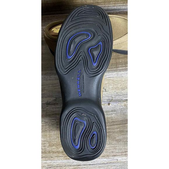 Merrell womens loafer topo curve casual nubuck leather tan size 11‎ - Picture 8 of 10